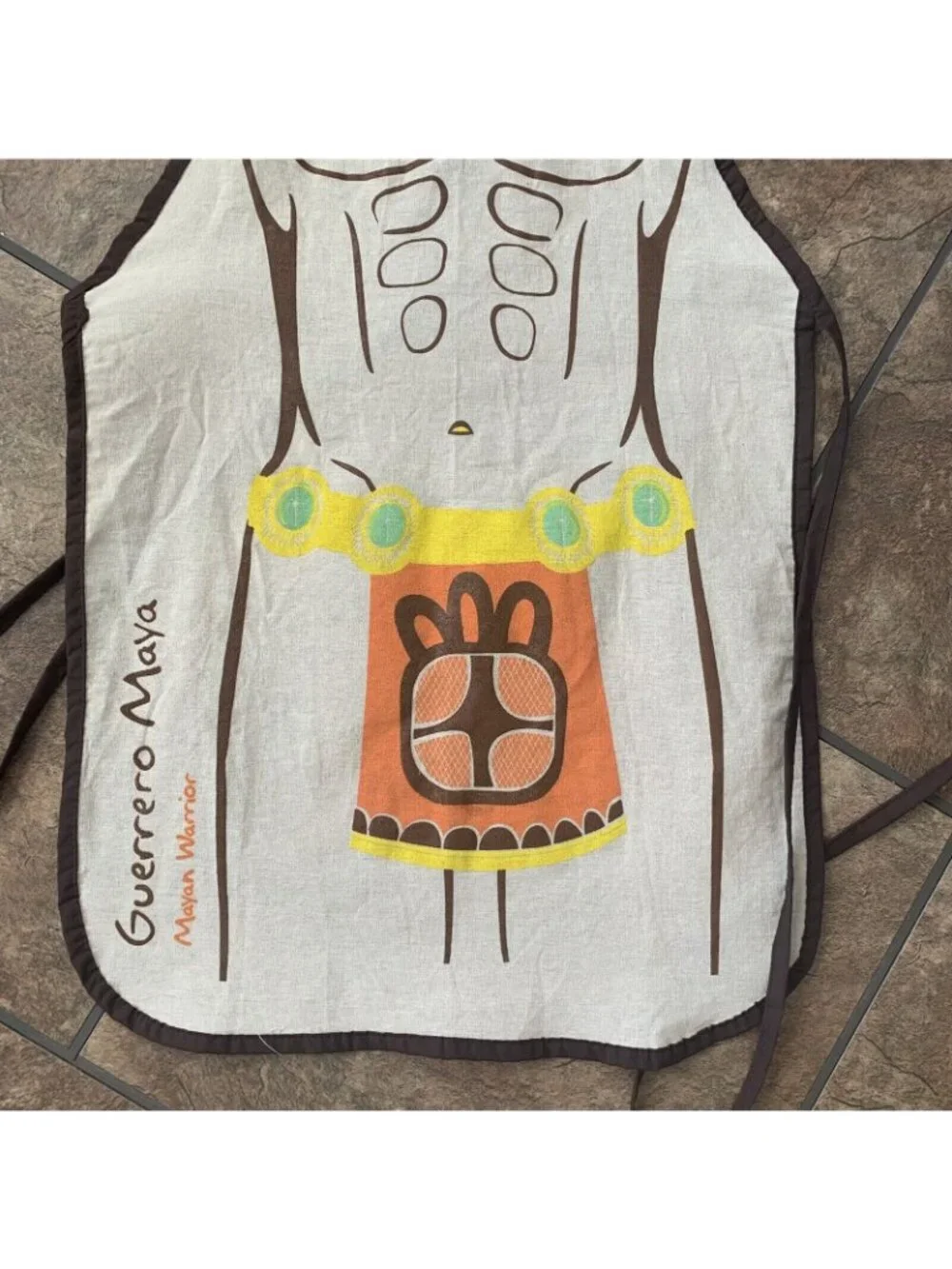 Mayan Warrior Apron Guerrero Maya Novelty Kitchen Chef Cook Multicolor